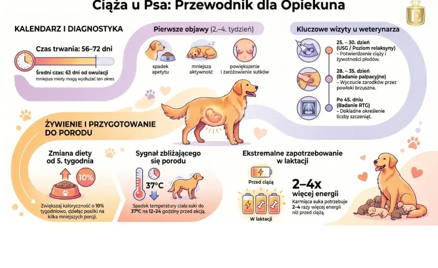 Ciąża urojona u psa - Jak pomóc suce i kiedy do weta?