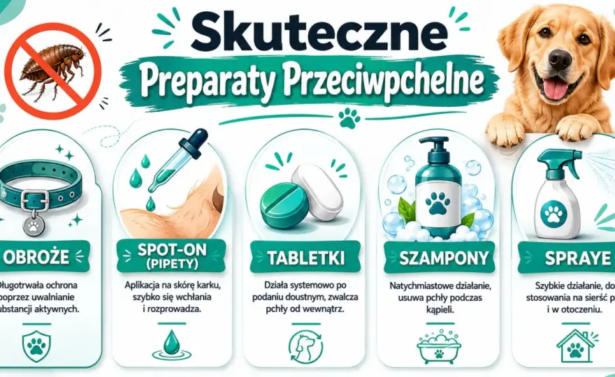 Pchły u szczeniaka - Jaki preparat wybrać? Poradnik