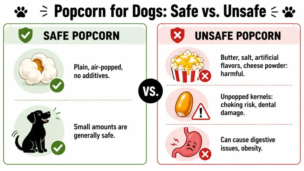 Czy pies może jeść popcorn? Tak, ale tylko czysty, prażony bez dodatk&oacute;w. Unikaj masła, soli i nieuprażonych ziaren.